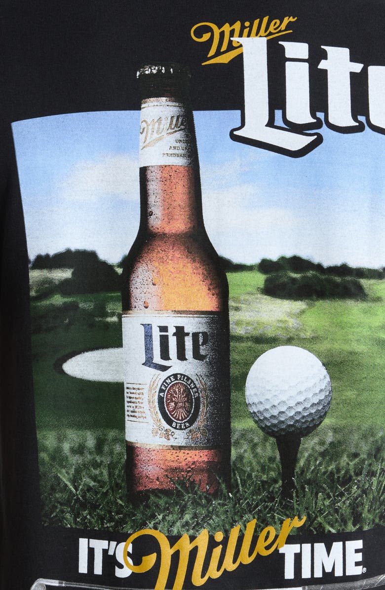 The Forecast Agency Miller Golf Graphic T-Shirt, Alternate, color, Pirate Black