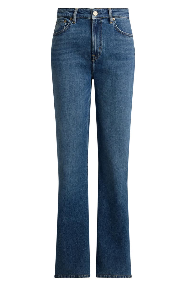 Lauren Ralph Lauren Straight Leg Jeans, Alternate, color, Atlantic Blue Wash