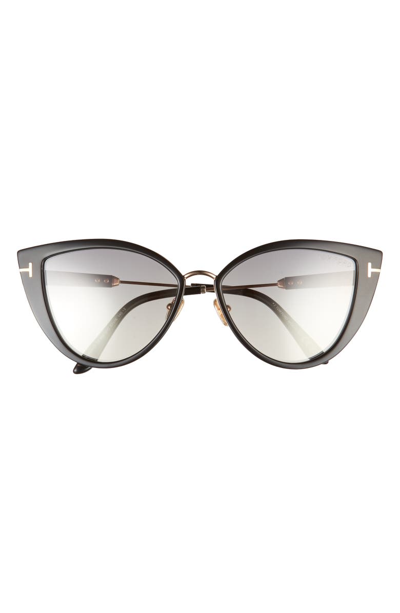 TOM FORD Anjelica-02 57mm Cat Eye Sunglasses, Main, color, 