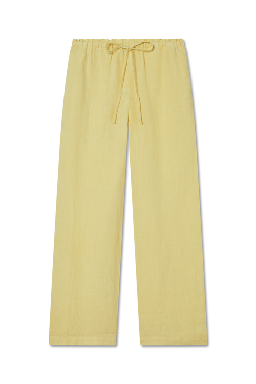 Vir Vita Delphine Linen Pant In Black