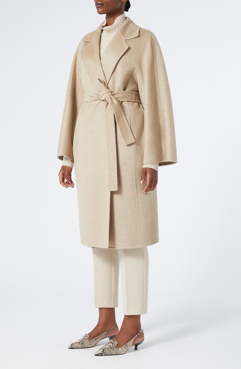 Marina Rinaldi Agordo Cashmere Coat, Main, color, 