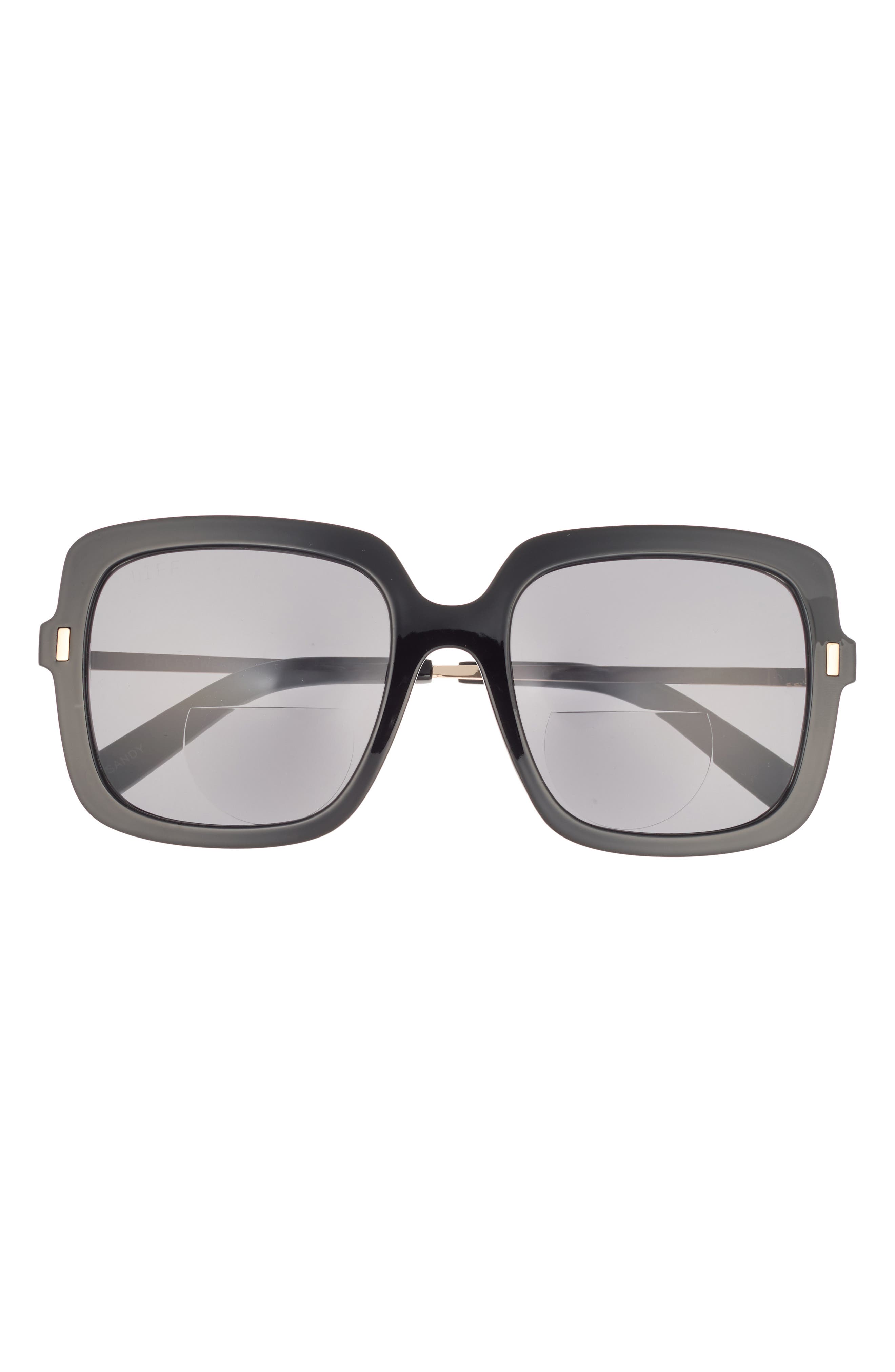 DIFF Sandy 54mm Square Bifocal Reading Sunglasses Glasses