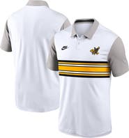 Nike Men's Nike White/Gray Iowa Hawkeyes Athletic Prep Legacy Logo Vapor Performance Polo
