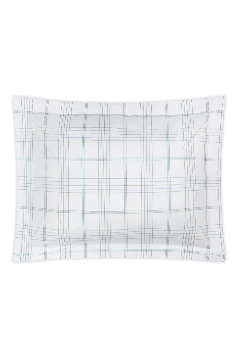 August Plaid Pillow Sham, Main, color, SEA