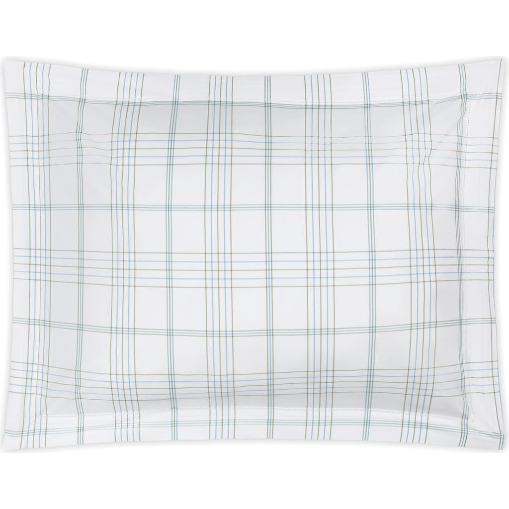 Matouk August Plaid Pillow Sham In Pattern