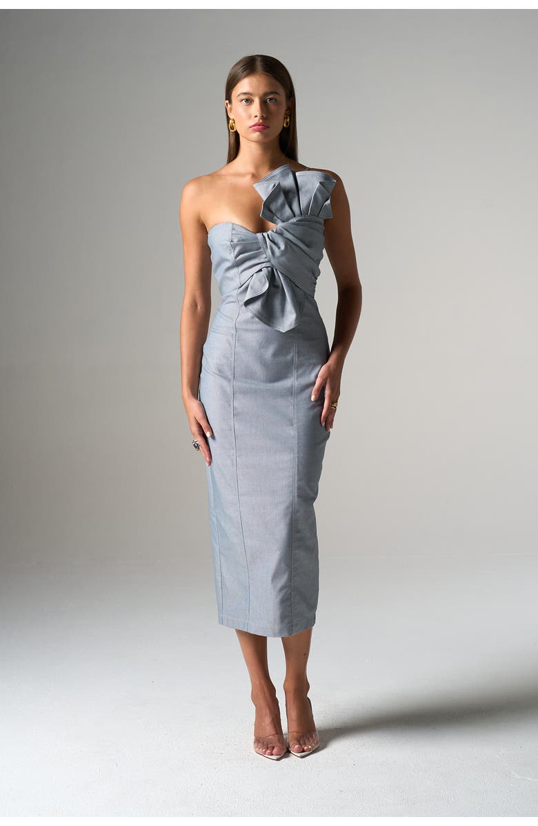 JBQ Ivana Dress, Alternate, color, Denim