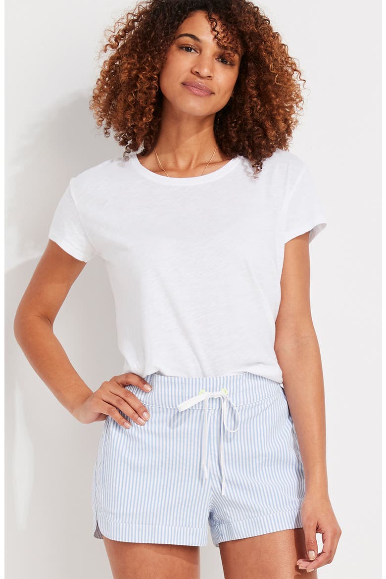 Harbor Seersucker Shorts, Alternate, color, BREAKER BLUE/ WHITE