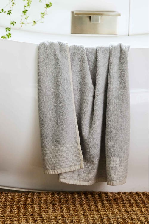 Bedvoyage Viscose Odor & Mildew Resistant Spa Towel Collection In Stone