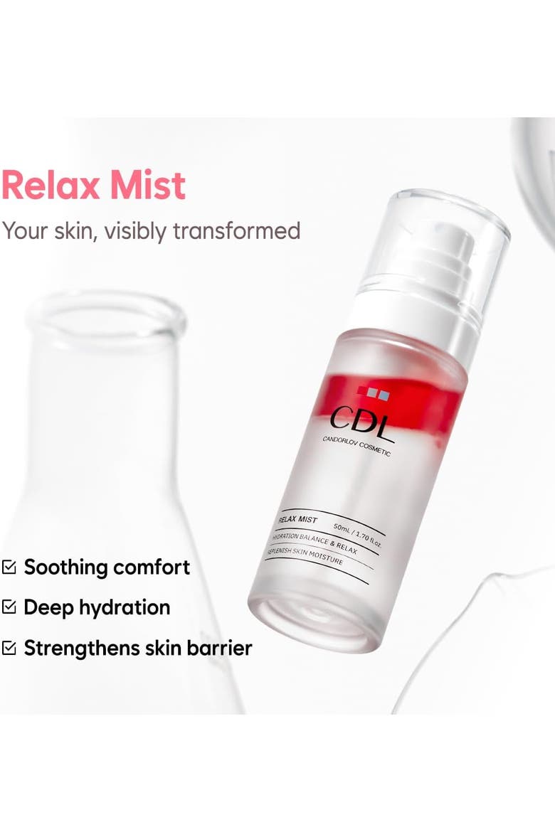 Hydrating Toner for Face Relax Facial Mist Serum Toner Spray 1.7 fl oz, Alternate, color, None
