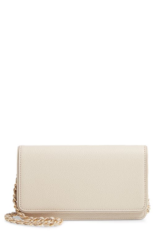 Nordstrom Sandra Leather Clutch In White