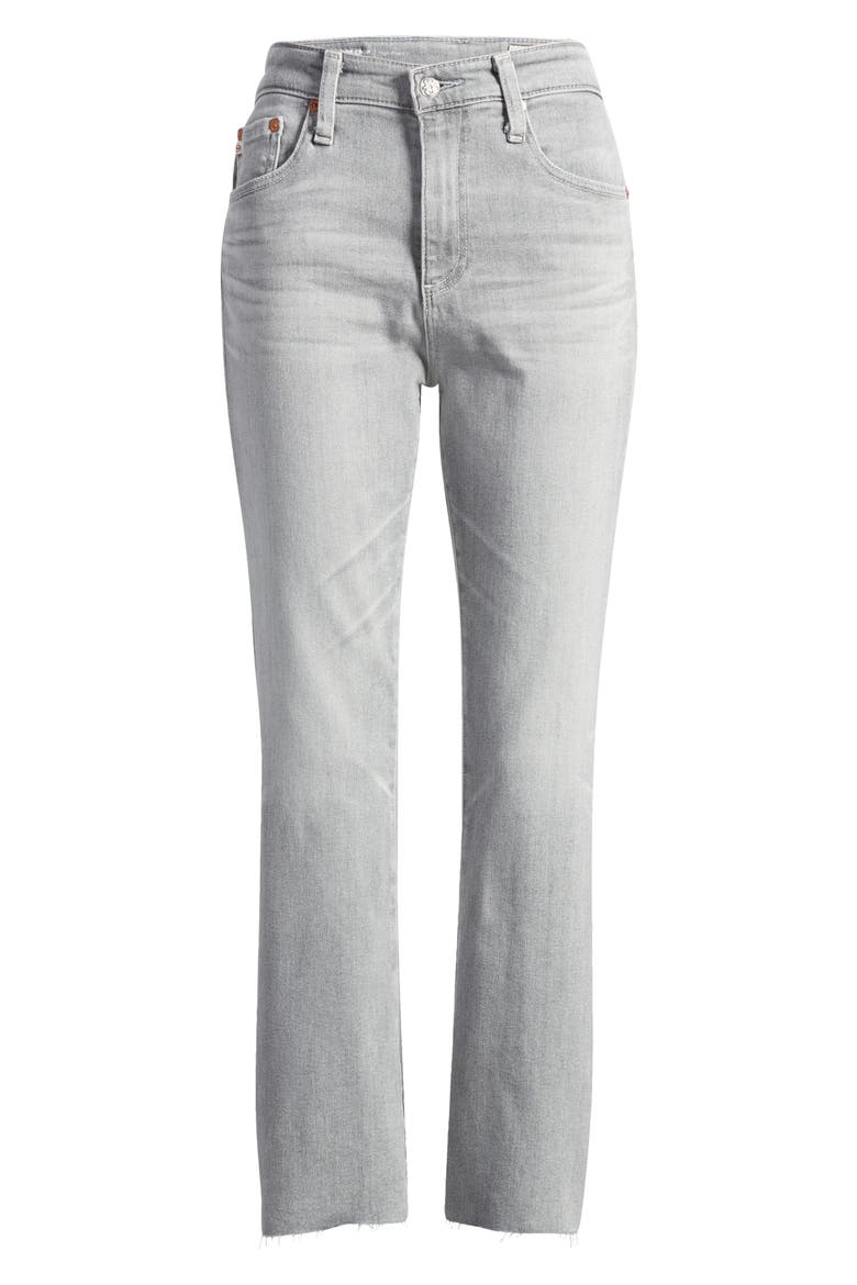 Farrah Raw Hem High Waist Crop Bootcut Jeans, Alternate, color, 20Y HIDDEN TREASURE