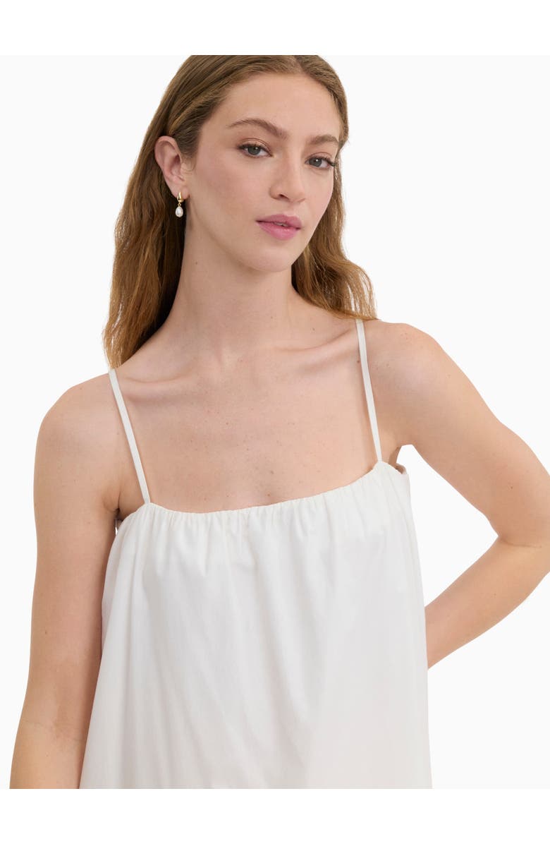 Rebecca Taylor Brielle Poplin Eyelet Dress, Alternate, color, Ivory