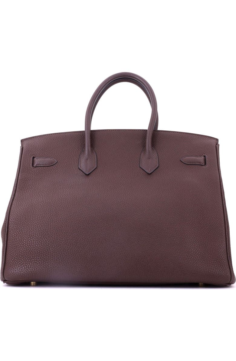 Pre-Owned Hermes Birkin Handbag Brown Togo with Gold Hardware 35, Alternate, color, Chocolat
