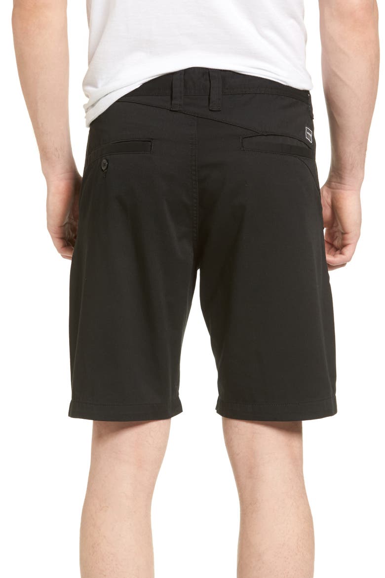 Modern Chino Shorts, Alternate, color, BLACK