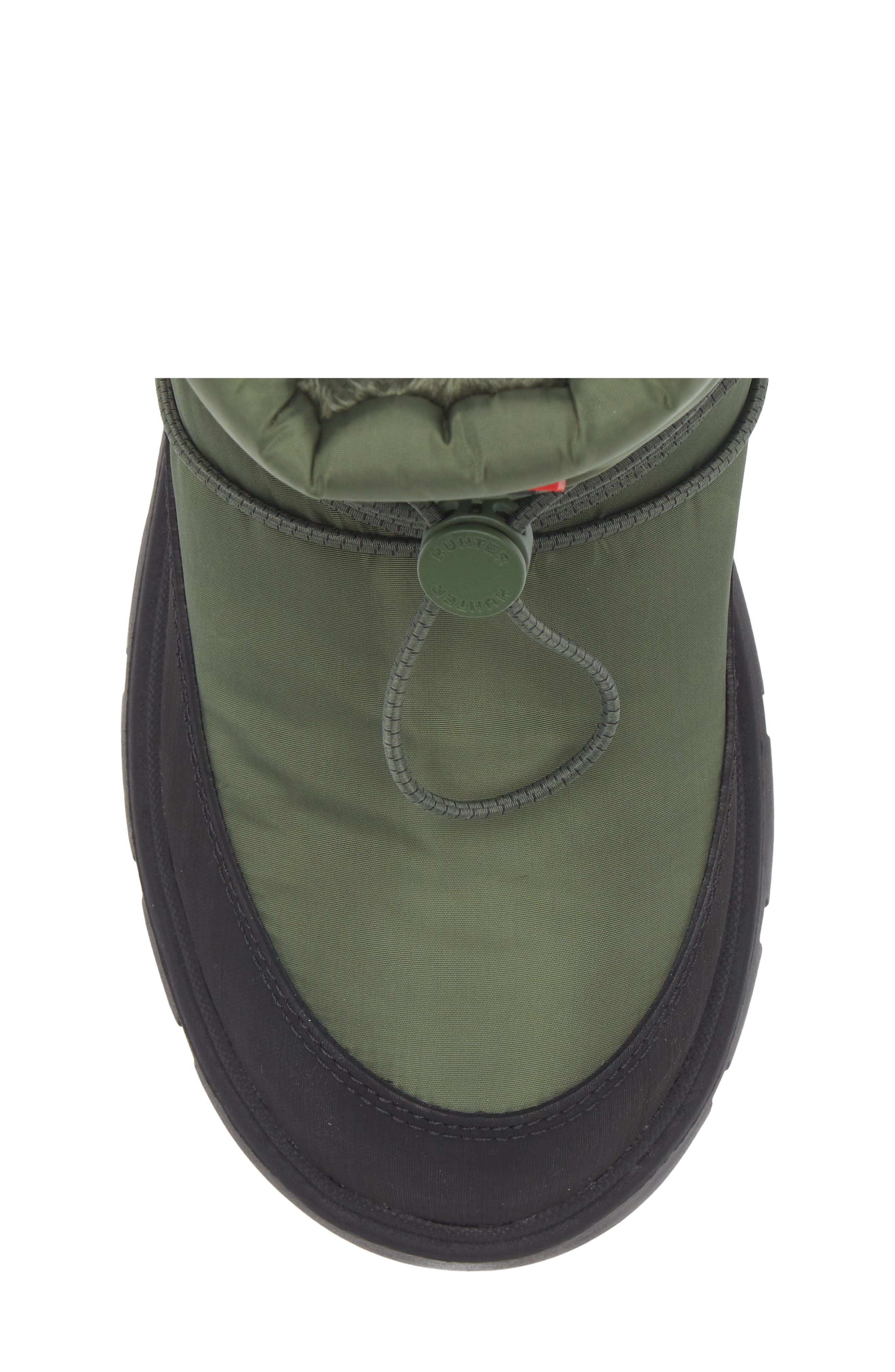 Hunter Kids' Cozy Boot, Alternate, color, Medium Green