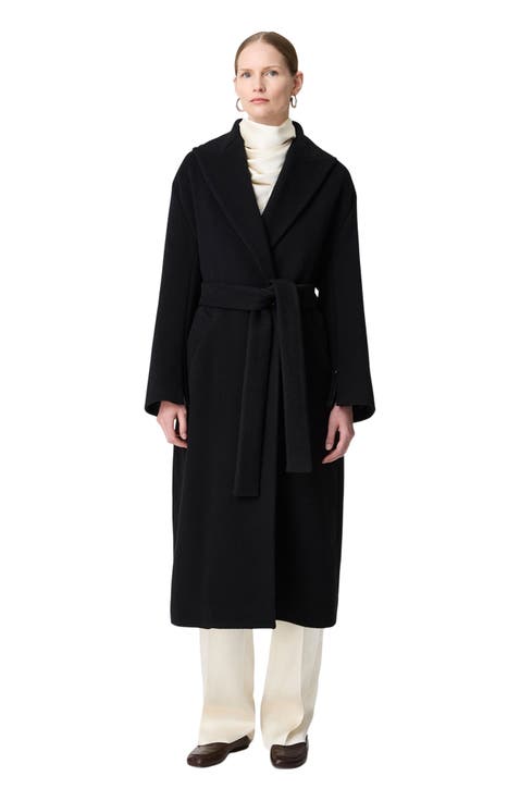 Double Breasted Wrap Coat