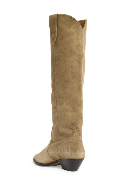 Isabel Marant Denvee Tall Western Boot In Brown