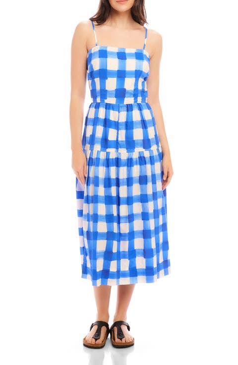 Costa Check Sundress