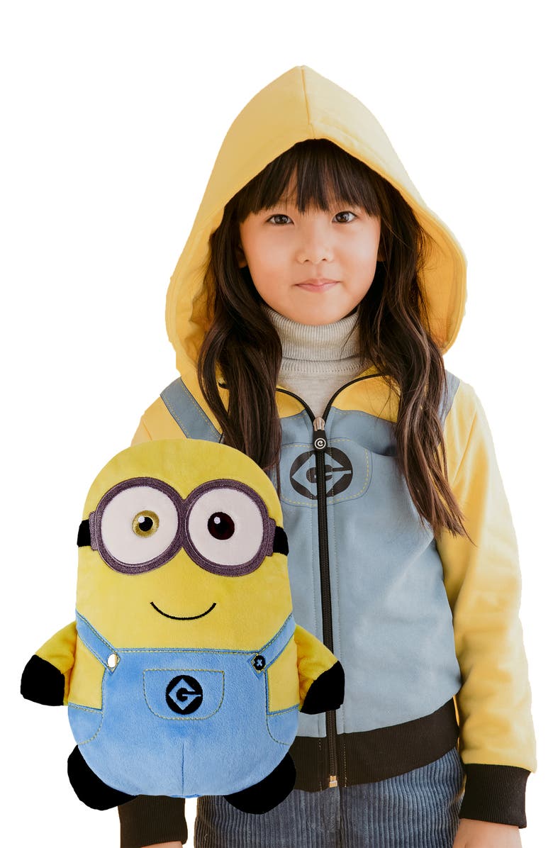 Cubcoats Minion Bob<sup>®</sup> 2-in-1 Stuffed Animal Hoodie, Main, color,