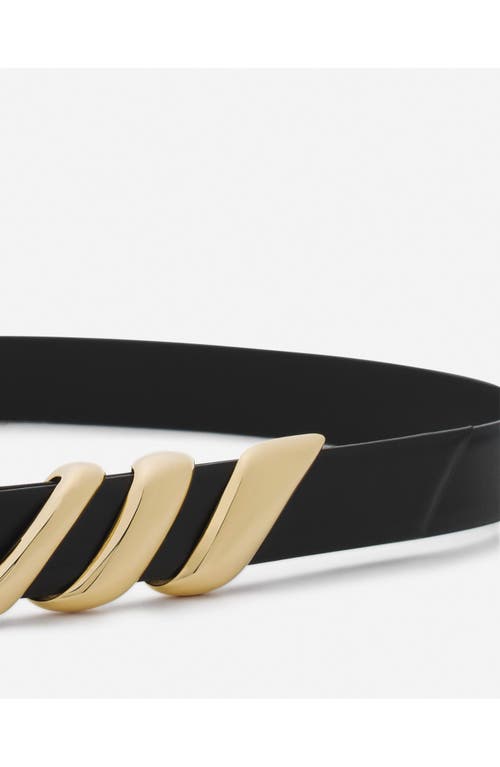 Lanvin Ceinture Melodie Ruban En Cuir Pour Femme In Black