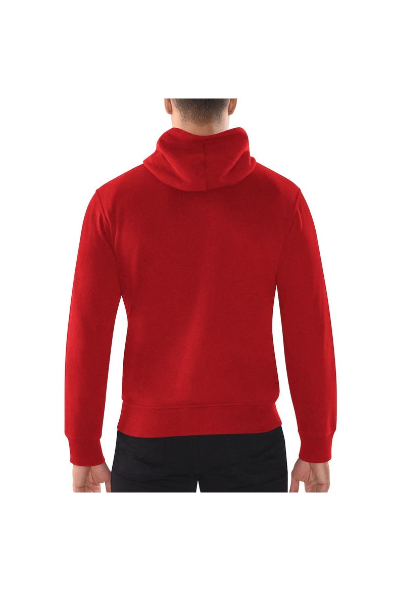 Men's Starter Red Atlanta Falcons Domestic Post Season Full-Zip Hoodie, Alternate, color, Red
