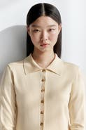 H&M Fine-knit button-front top