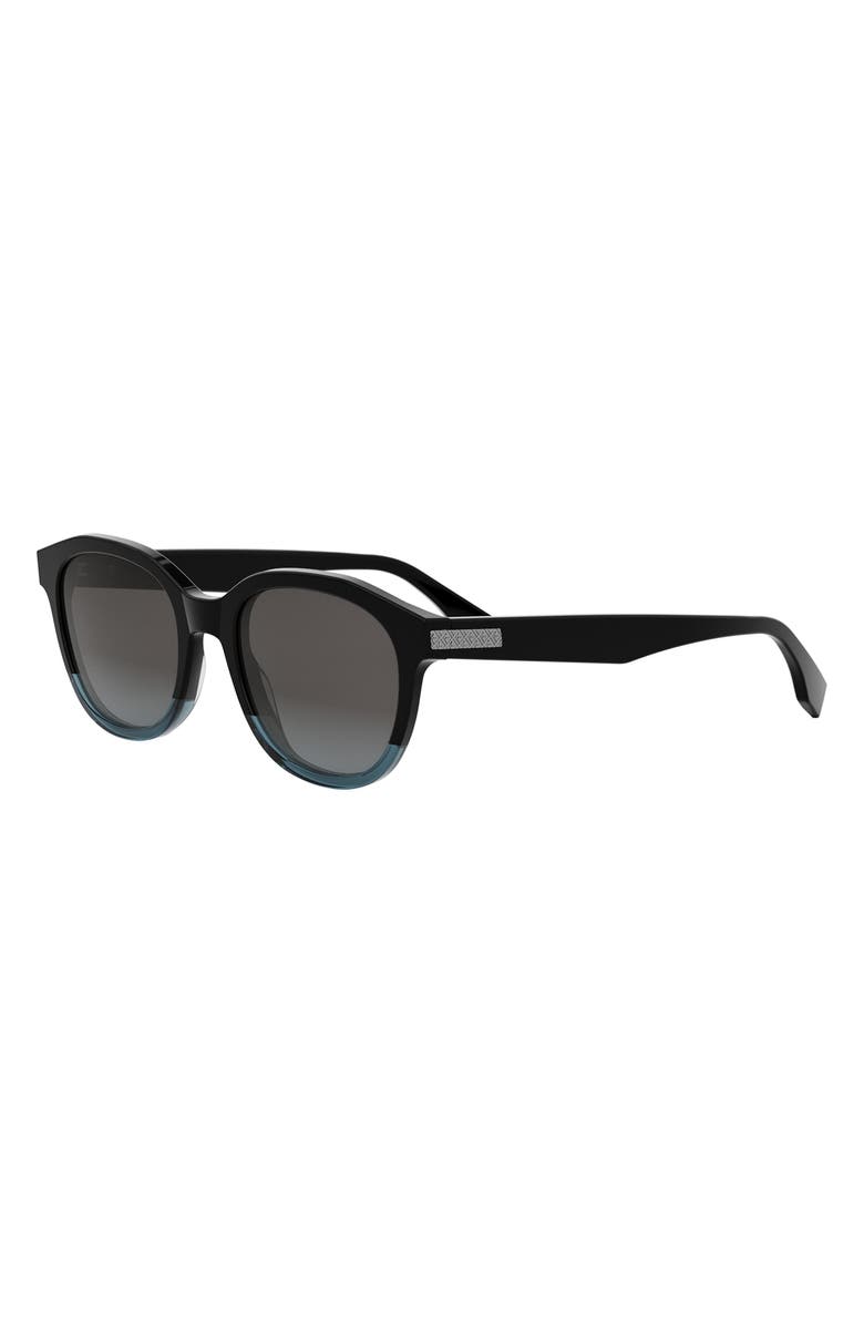 Fendi 'Fendi Essential 52mm Rectangular Sunglasses, Alternate, color, 