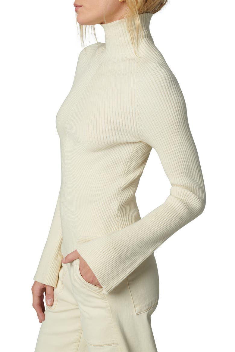 The Palmer Turtleneck Sweater, Alternate, color, MILK