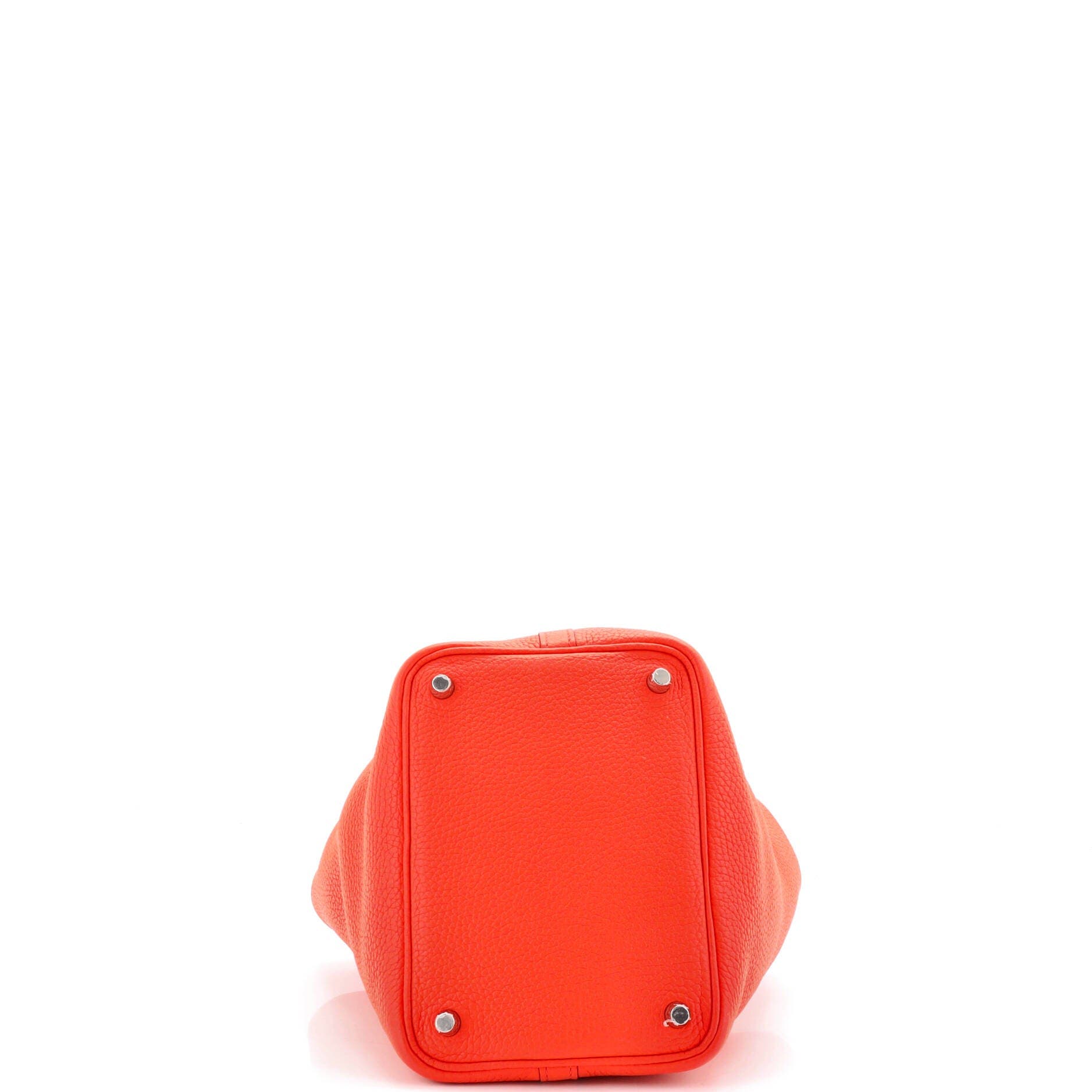 Pre-Owned Hermes Picotin Lock Bag Clemence PM, Alternate, color, Orange Poppy