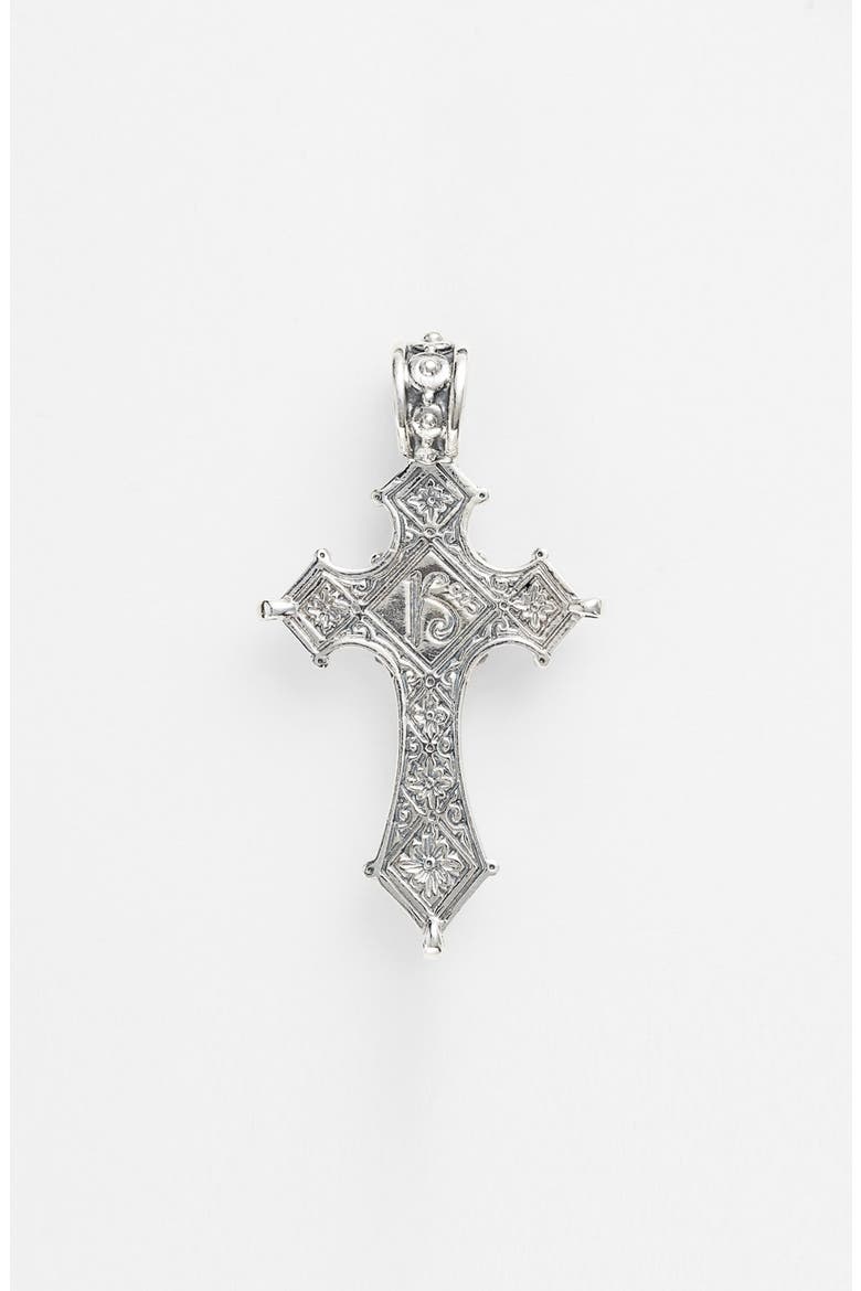 'Myrmidones' Cross Pendant, Alternate, color, SILVER