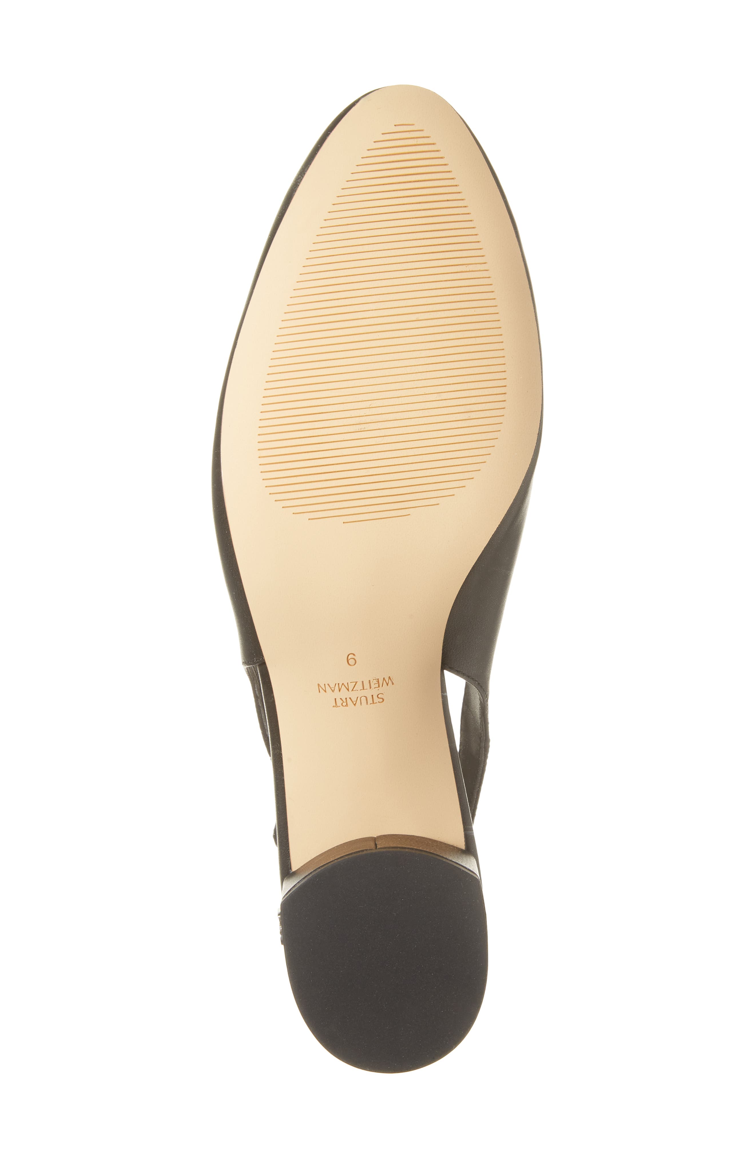 Stuart Weitzman Bridget Slingback Pump, Alternate, color, Black