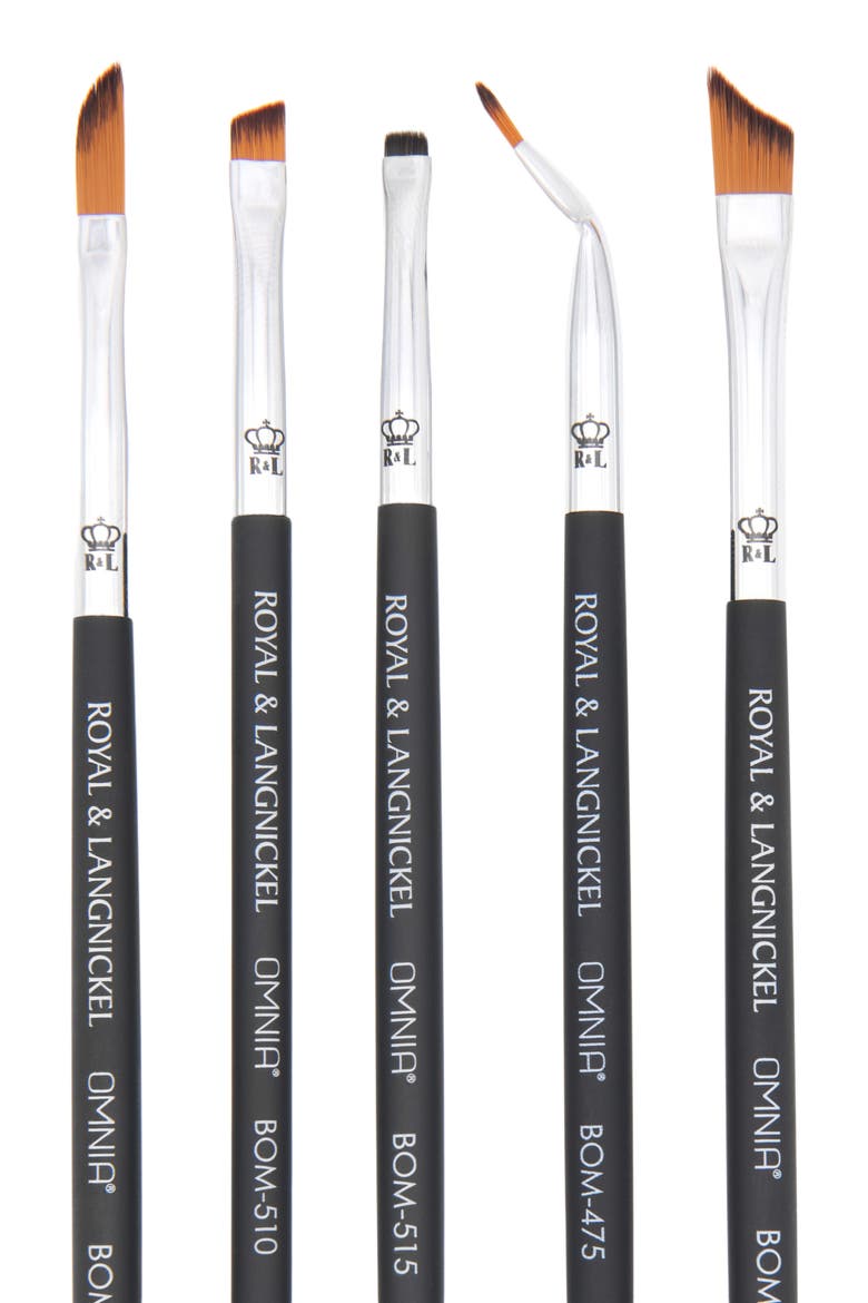 Pro Line and Define Makeup Brush Set, Alternate, color, Black