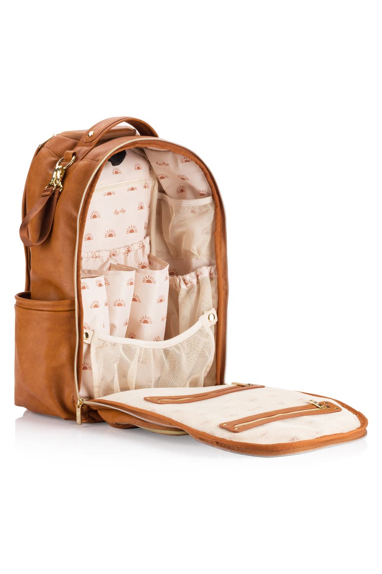Boss Plus Diaper Backpack, Alternate, color, BROWN