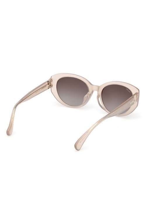 Max Mara 54mm Round Sunglasses