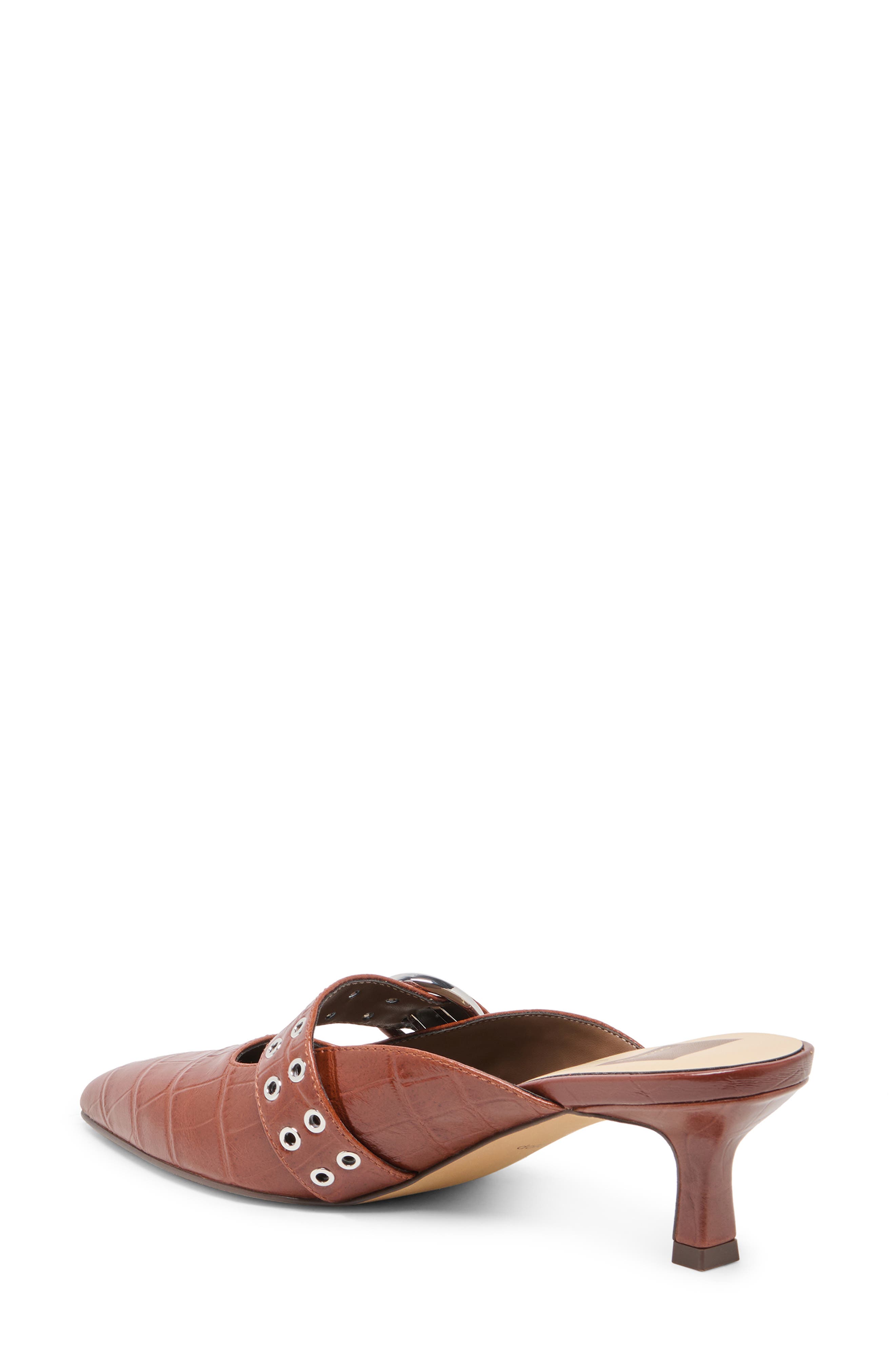 Cyrah Mule, Alternate, color, HICKORY CROCO EMBOSS