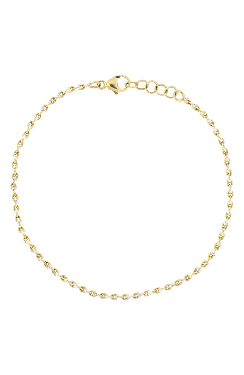 Bony Levy 18K Gold Diamond Link Bracelet, Main, color, 