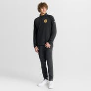 FANATICS Men's Fanatics Black Boston Bruins Authentic Pro Rink Training Quarter-Zip Pullover