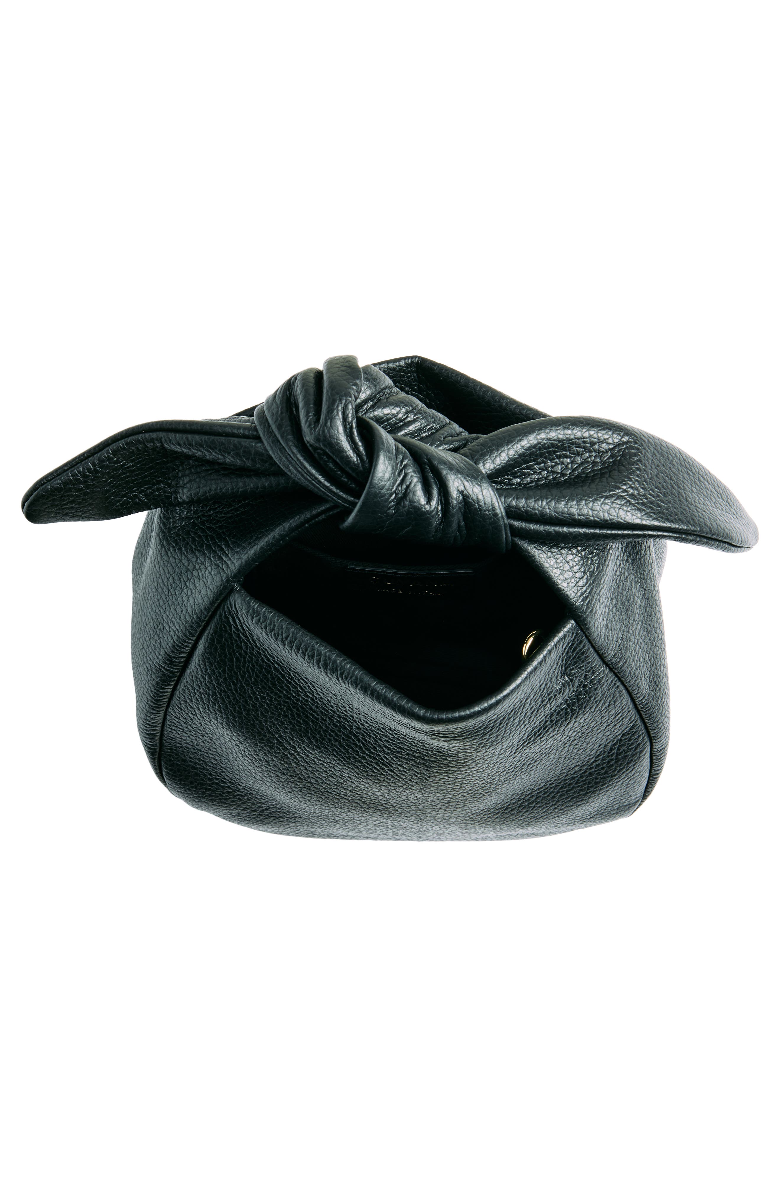 Cuyana Mini Bow Leather Top Handle Bag, Alternate, color, 