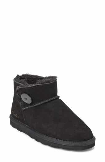 Suede Faux Shearling Bootie
