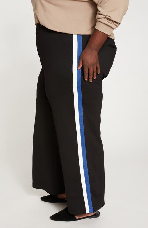 Universal Standard Stephanie Ponte Wide Leg Pants In Black