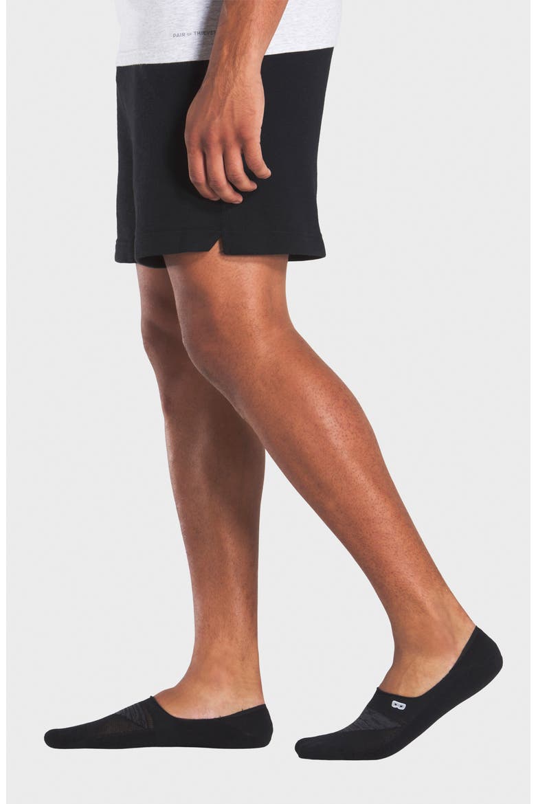 3-Pack Cushion No-Show Socks, Alternate, color, BLACK
