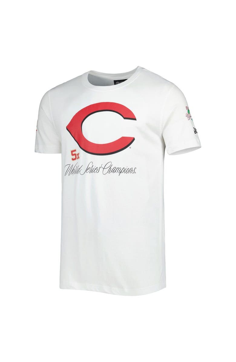 New Era Men's New Era White Cincinnati Reds Historical Championship T-Shirt, Alternate, color, White