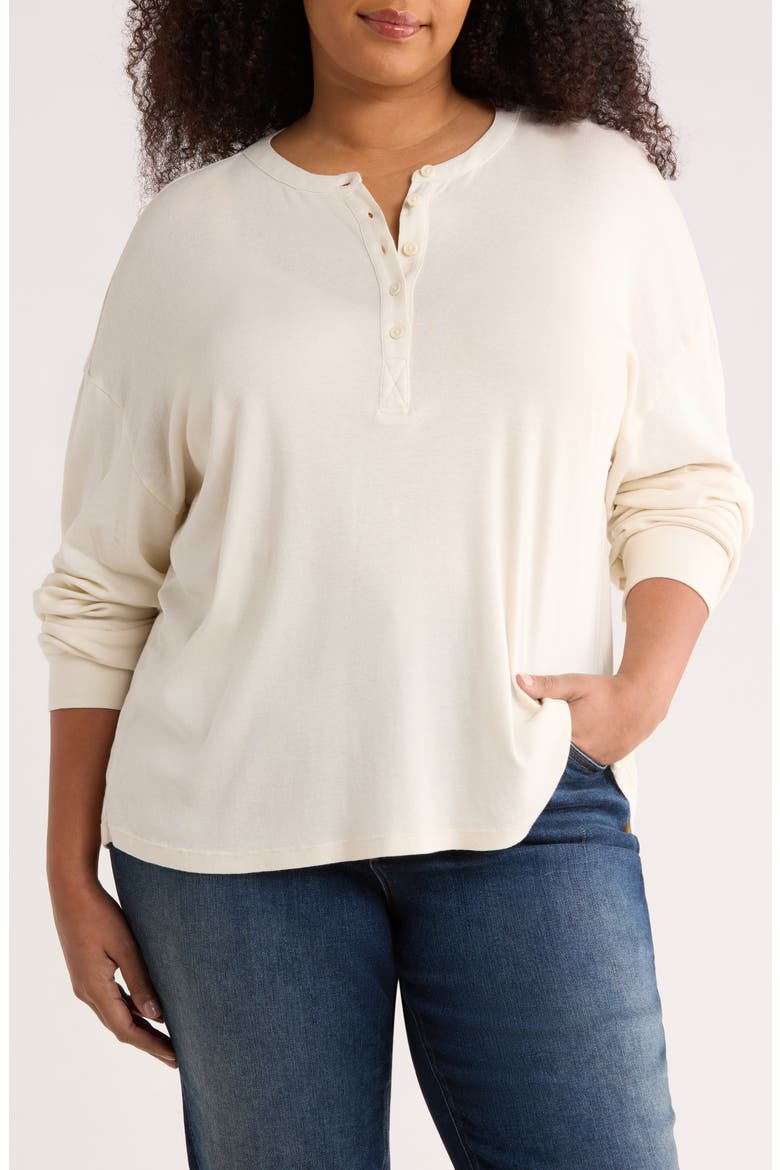 Classic Henley, Main, color, WHITE