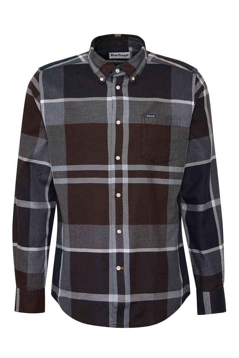 Dunoon Plaid Slim Fit Button-Down Shirt, Alternate, color, MIDNIGHT OAK TARTAN
