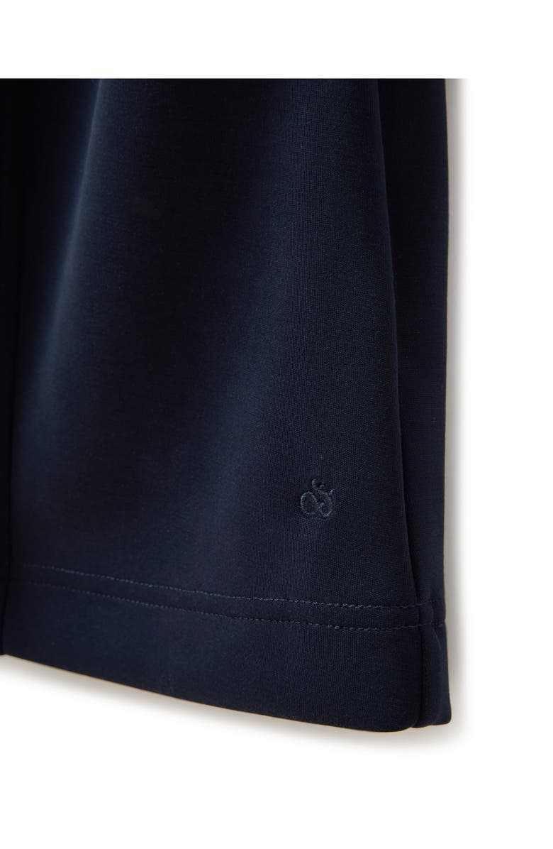 Scotch & Soda Long Sleeve Drawstring Waist Minidress, Alternate, color, Sky Captain