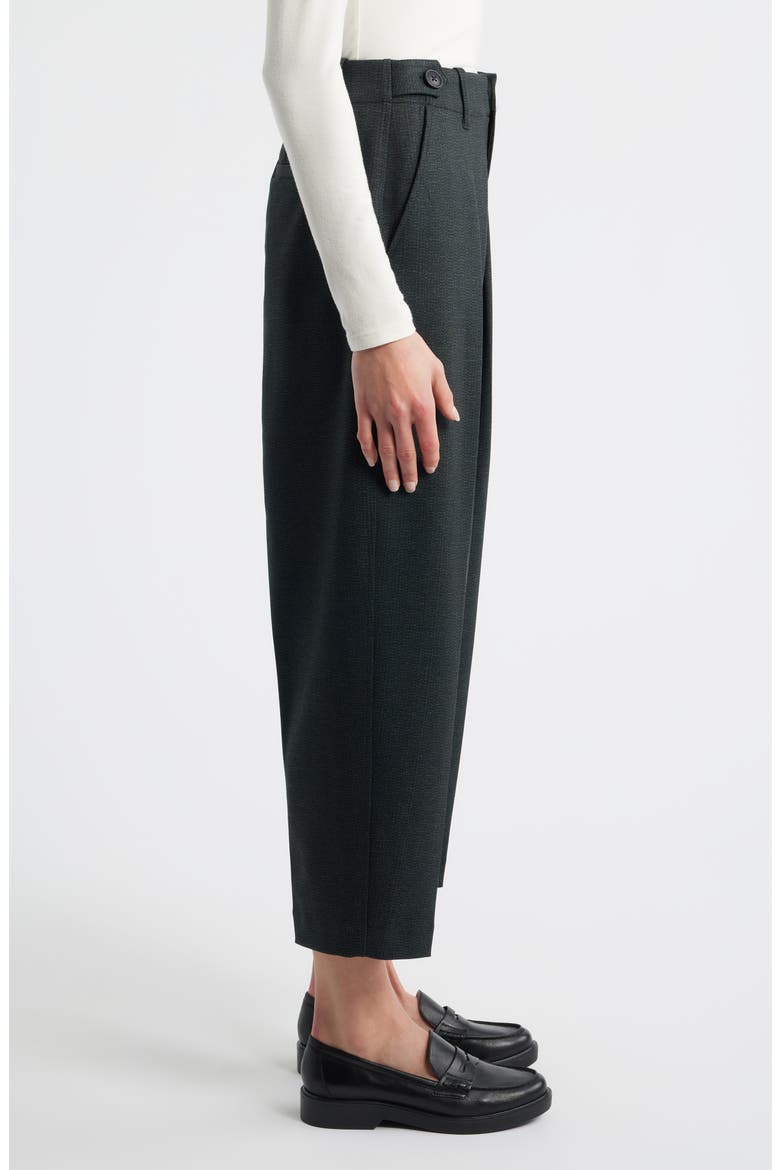 High Waist Ankle Trouser, Alternate, color, SMOKEY CHARCOAL HERRING