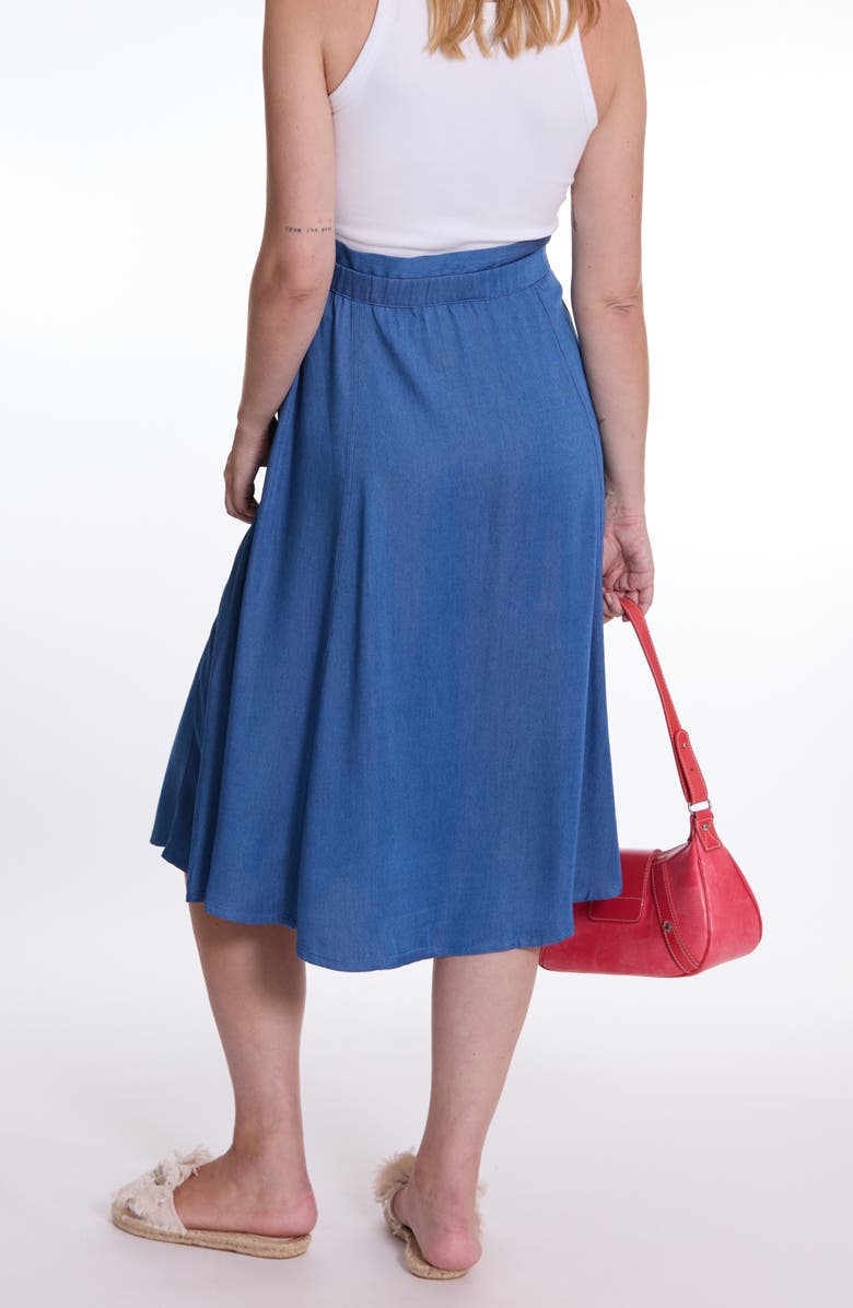 Cache Coeur Dallas Maternity Skirt, Alternate, color, Mid Blue
