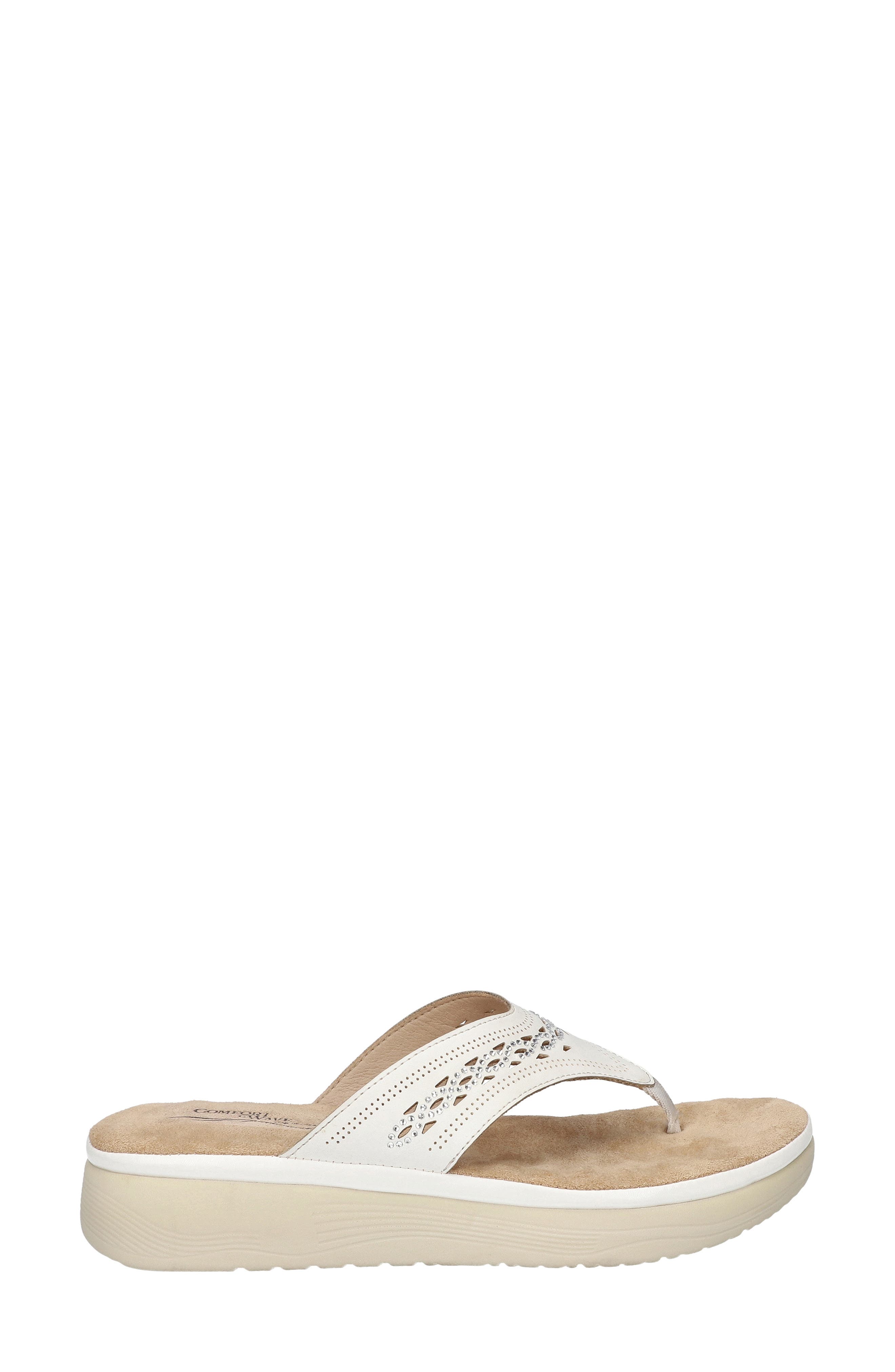 Sonny Platform Sandal, Alternate, color, WHITE