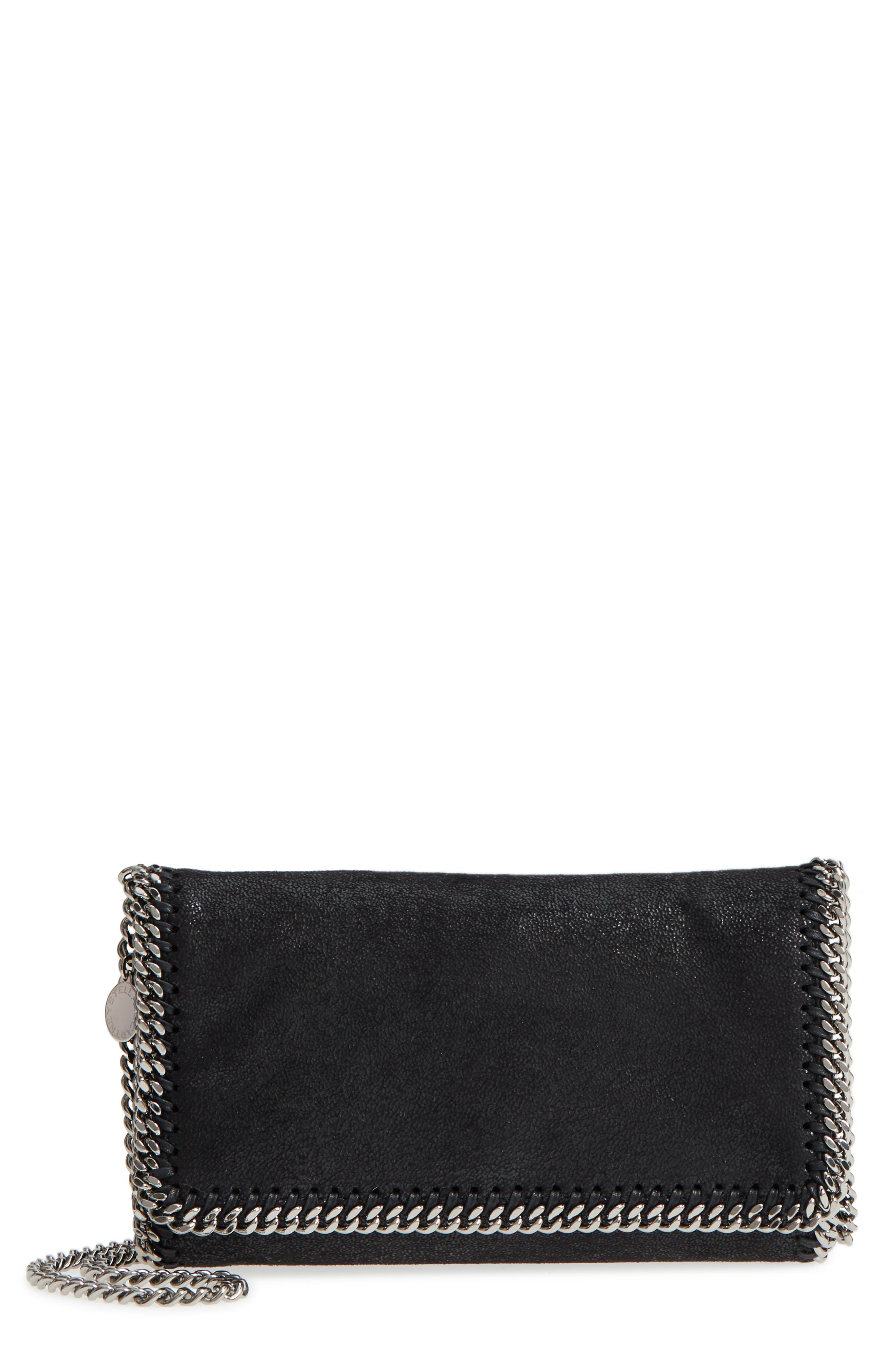 Stella McCartney 'Falabella - Shaggy Deer' Faux Leather Crossbody Bag, Main, color, 