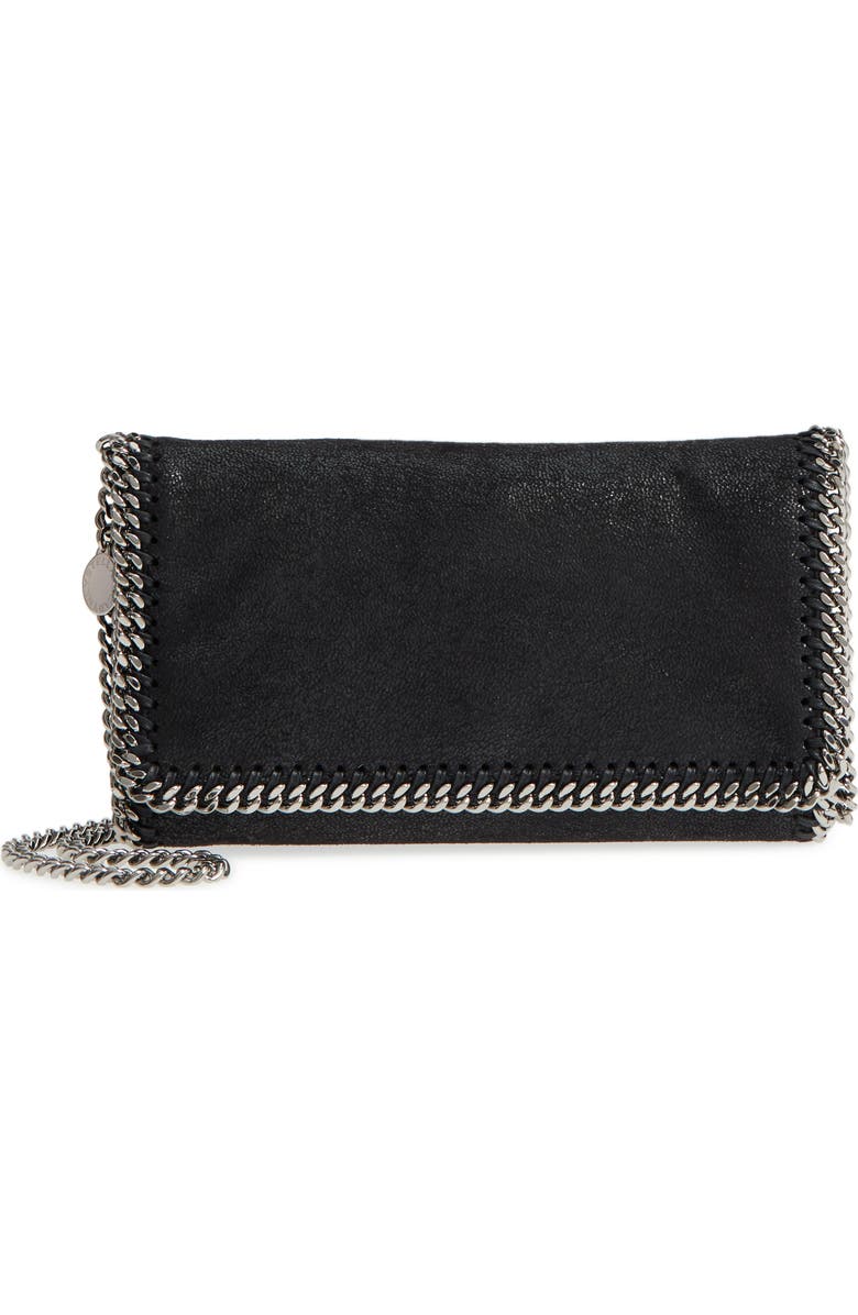 Stella McCartney 'Falabella - Shaggy Deer' Faux Leather Crossbody Bag, Main, color,